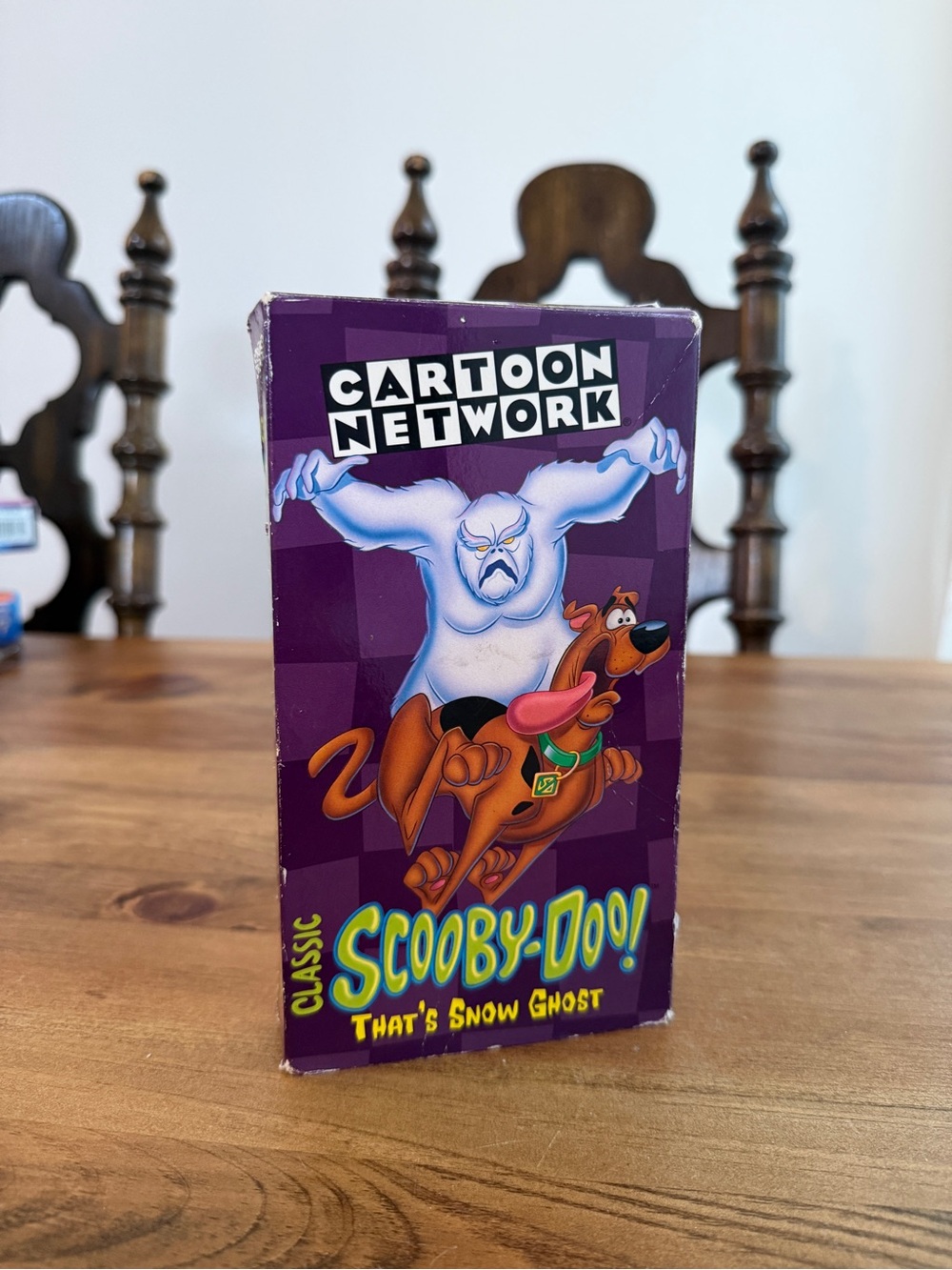 Cartoon Network Scooby-Doo VHS Box - Purple, Green, Yellow thats snow ghost